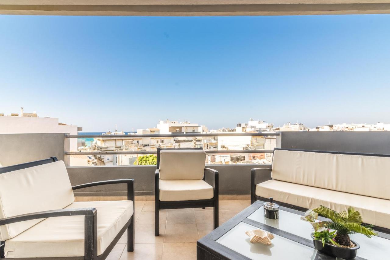 Spacious House With Seaview Candia Esterno foto